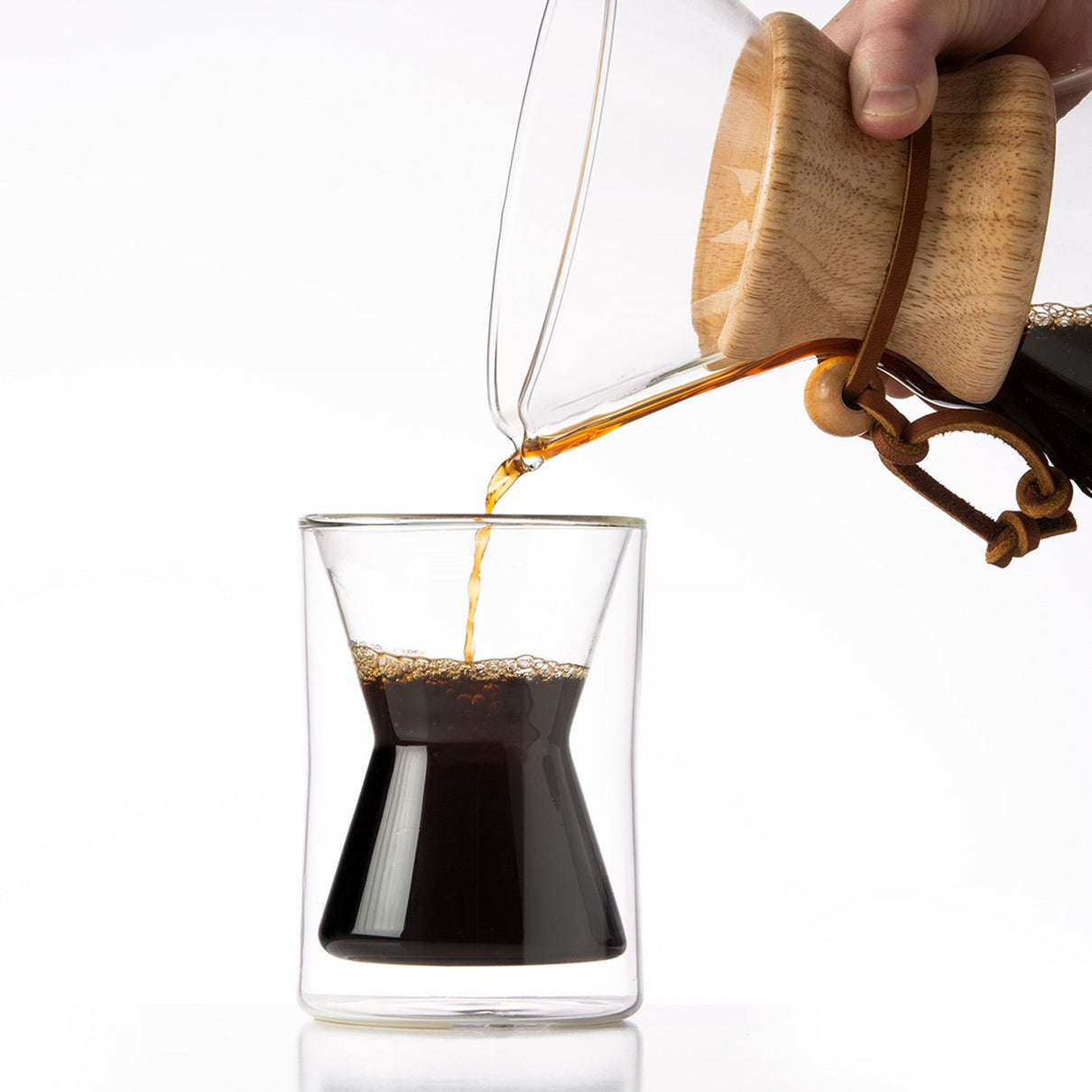 Caneca Chemex de parede dupla, 300 ml (10 oz).