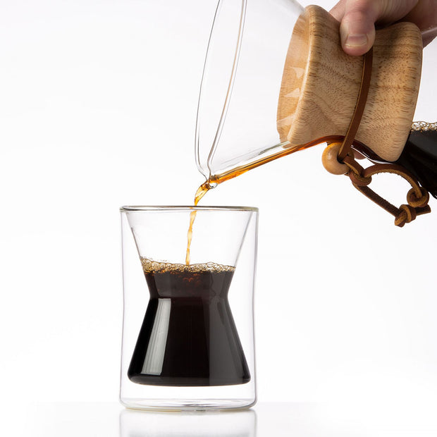Caneca Chemex de parede dupla, 300 ml (10 oz).