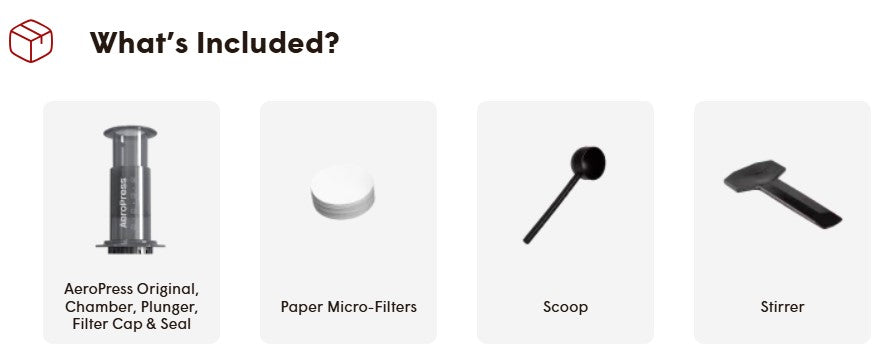 Kit Aeropress Original + Filtros de Papel