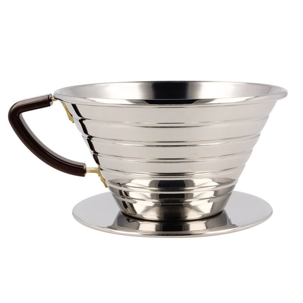 Dripper Kalita Wave em aço inoxidável nº 155 e nº 185