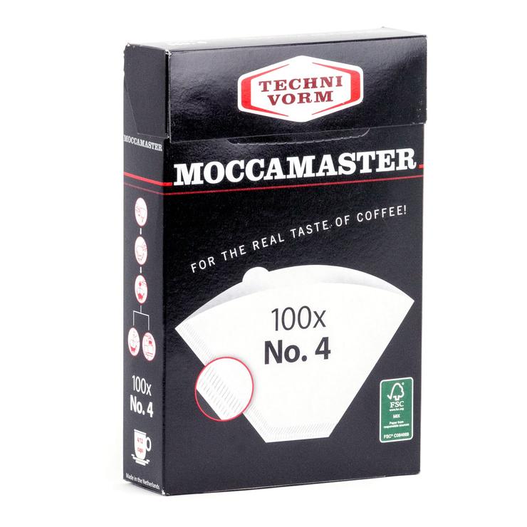 FILTROS MOCCAMASTER #4 Papel branco - filtro