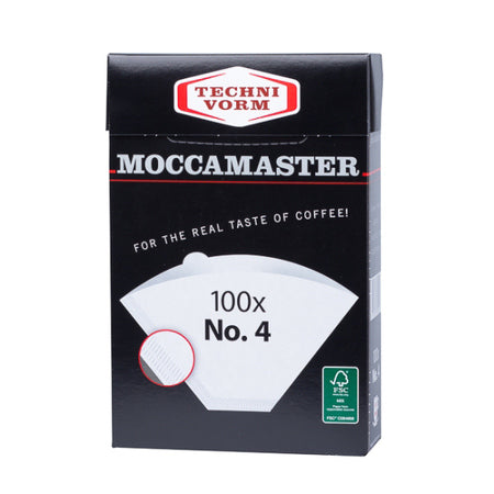 FILTROS MOCCAMASTER #4 Papel branco - filtro