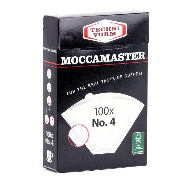 FILTROS MOCCAMASTER #4 Papel branco - filtro