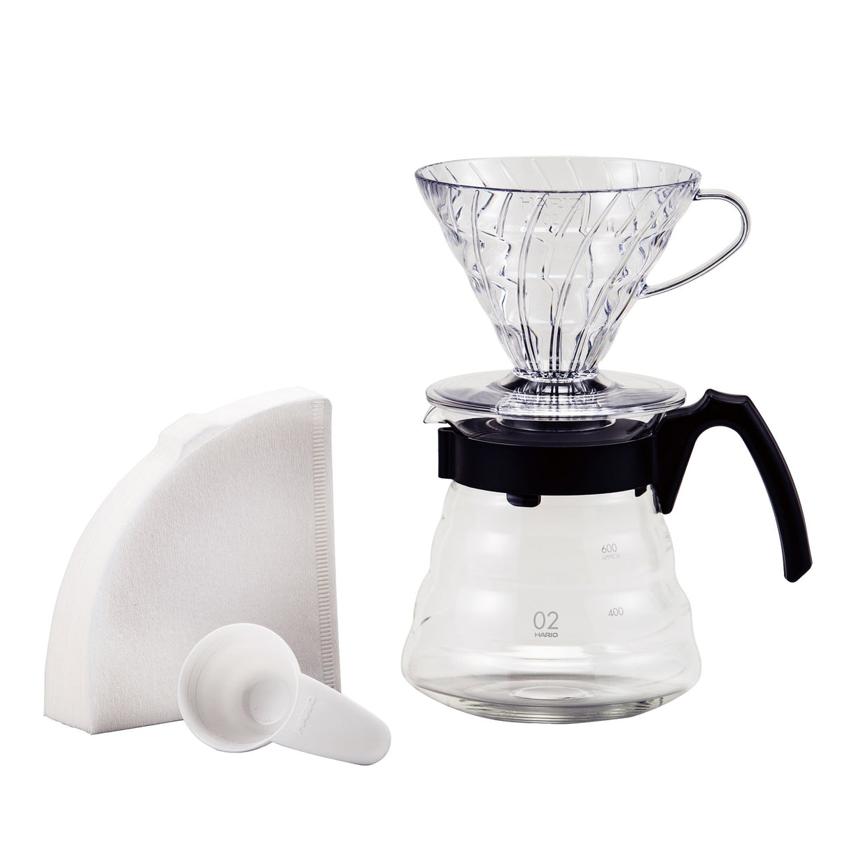 CONJUNTO SERVIDOR E COADOR DE CAFÉ V60