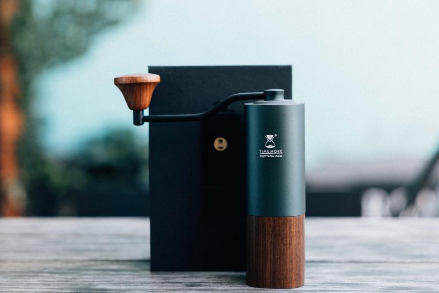 MOEDOR TIMEMORE G1 PRETO E MADEIRA - moinho